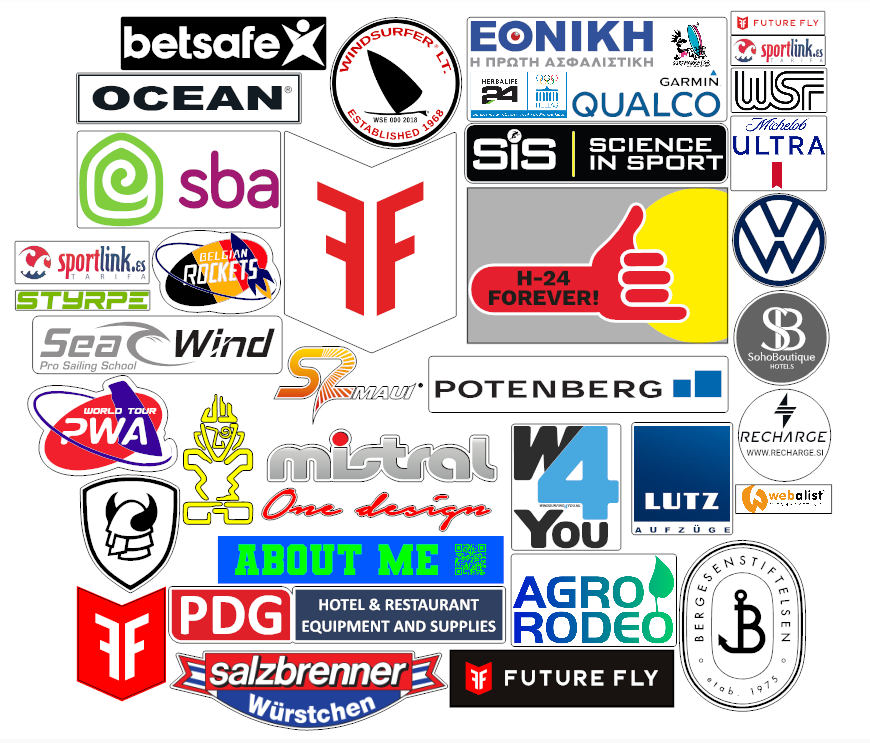 custom sponsors stickers any size any dimesions stickers for sails