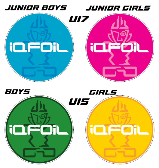 iq foil class insignia junrior boys junior girls boys girs U17 U15